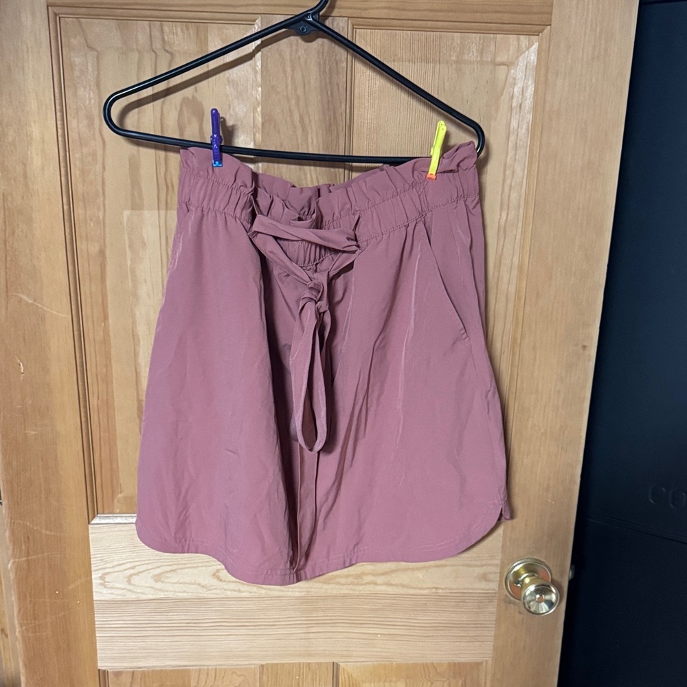 Pink Tie-Waist Skirt